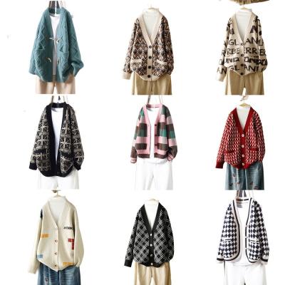 China Anti-pilling autumn and winter new women's casual button cardigan sweater for sale