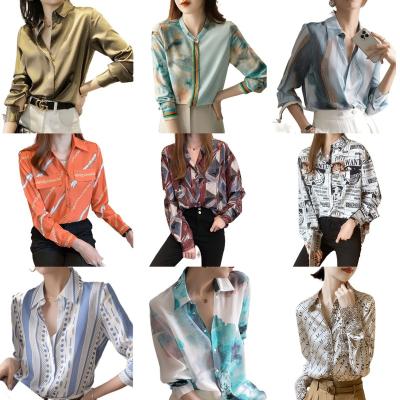 China Spring and autumn popular women's anti-pilling shirts, high-quality long sheath shirts wholesale for sale