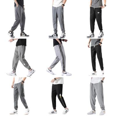 China 2022 New Design Anti-Wrinkle Wholesale New Design Men's Casual Pants Chinese Style Casual Men's Pure Color Pants for sale