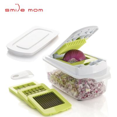 China Sustainable Mom Kitchen Multi-Blade Hand Tool Manual Dicer For Vegetable Food Slicer for sale