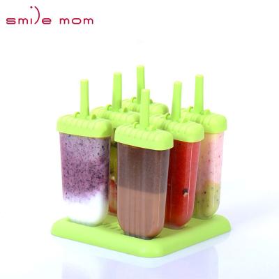 China Viable Smile Mummy Professional Ppopsicle Maker PP Ice Cream Mold Kitchen Tool for sale