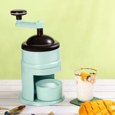 China Household Cheap Price Portable Food Grade Plastic Snow Cone Maker Ice Crusher Shaver Razor Kitchen Manual Instruments Mini for sale