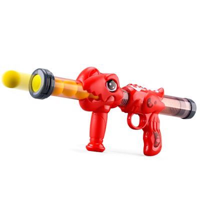 China Soft shock wave Toy Gun AIR POWER GUN promotion game bullet shooter long range shooting prices outdoor cheap foam gun for sale