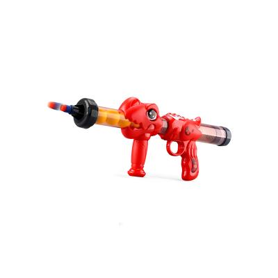 China 2022 Air Power Ball Plastic Soft Bullet Kids Summer Games Demolition Gun Pneumatic Outdoor Shooting Toys for sale