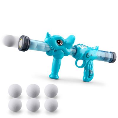 China Factory direct kids toys air power foam ball bullet Toy Guns shooting interactive soft toys play set for boys for sale