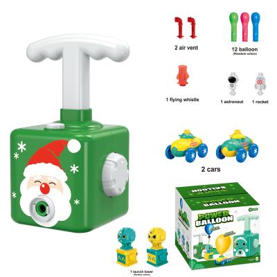 China New 2022 Funny Easy High Configuration Toy Christmas Series Set Children's Birthday Party Gift Electric Balloon Car for sale