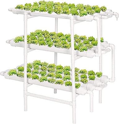 China eco-friendly hydroponics growing system for indoor outdoor garden, hydroponic gardening system with trellis for cucumber tomato for sale