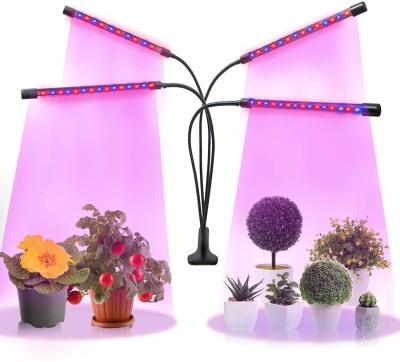 China 2022 Hot Sales Eco-Friendly Grow Lights For Indoor Plant LED Grow Light For Seed Starting With Red Blue Spectrum, 3/9/12H Timer, 3 Dimmable for sale