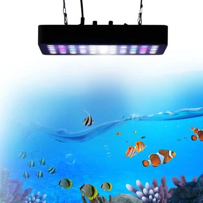 China Easy Install 2022 New 165W Dimmable Full Spectrum LED Aquarium LED Light Aquarium LED Reef Decoration Light For Saltwater Freshwater Fish Coral for sale