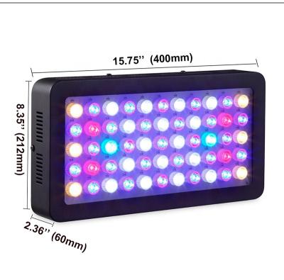 China Easy Install Aquarium Light 165w Dimmable Led Lights Coral Lamp Aquarium for Marine Aquarium Dimmer Fish and Aquatic Lightings for sale