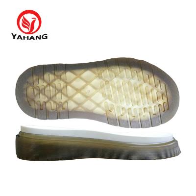 China Sole and soft PU transparent TPR+PU tpr sole for sneakers for sale