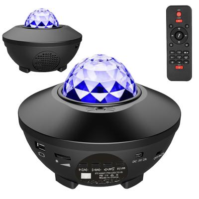 China H Starry Sky Projector BT Music Speaker LED Night Light Projector Nebula Ocean Star Projector Moon Night Lamp for sale