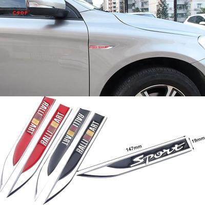 China Business/Luxury GTI Metal Badge Car Side Fender Decoration Auto Styling Sticker For VW Volkswagen Golf Jetta Passat R32 Bora 6N0 601 171 for sale