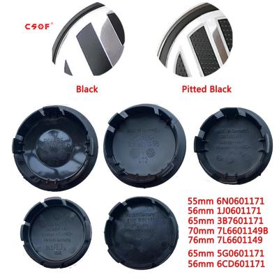 China 55mm 56mm 65mm 70mm 76mm Business/Luxury Car Styling Wheel Center Hub Cover Badge Accessories For VW Jetta MK5 Golf Passat for sale