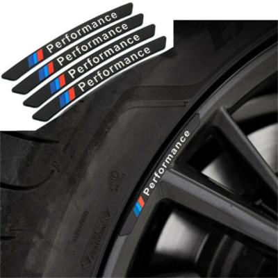 China Business/Luxury For Auto Badge Rim Decoration BMW Performance Wheels Badge Logo Emblem M Power Sport Car Hub Aluminum Sticker Wheel for sale