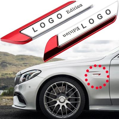 China Business / Car Fender Logo Emblem Sticker Metal For Mercedes Benz Luxury AMG Edition A Since C E S Class GLB GLA A180 B200 C300 E320 Car Styling for sale