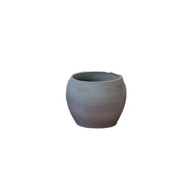 China Large Garden Artistic Concrete Fiberglass Resin Mold Silicone Flower Pot Molds for sale