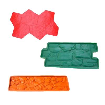 China Modern polyurethane concrete stamp mold imprint stamped concrete molds stamping mold for sale