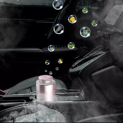 China Luxury Applicable to Used Car of Car Air Freshener and Essential Oil Aromatherapy Car Diffuser and Portable Aroma Nebulizer for sale