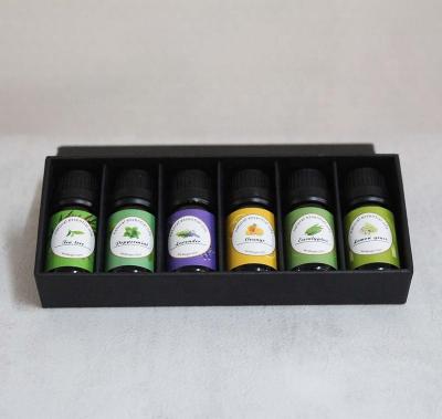 China Nourish 6 Packs Private Label Gift Essential Oils Aromatherapy Set 10ml Essential Oil Box Set For Diffuser for sale