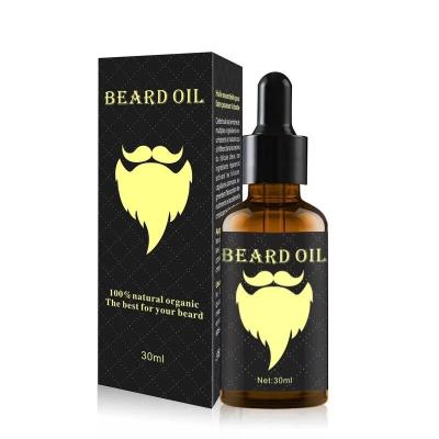 China Hot Selling 100% Black Prime Remover Natural Pure Natural Beard Hair Growth Oil With Box Beard Care Products For Men for sale