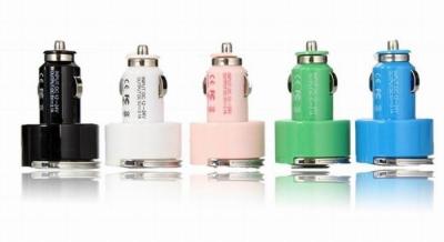 China Mini Usb Car Charger 5v 3.1A With Keychain For Smart Phone / Ipad for sale