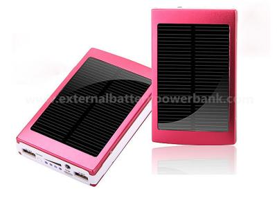 China Aluminium Dual USB Solar Power Bank Mobile External Battery 10000mah for sale