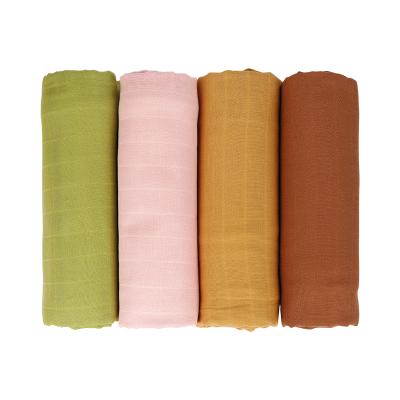 China PORTABLE Breathable Wrap Blankets Muslin Wrap Blankets Organic Muslin Baby Wraps Customized for sale