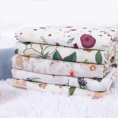 China PORTABLE Custom Wrap Soft Muslin Blanket Cotton Baby Muslin Wrap Blankets 4 Packs for sale