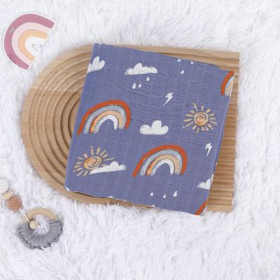 China Hot Selling PORTABLE Muslin Wrap Blankets Soft Organic Muslin For Wrapping Cotton Baby Bamboo Blanket for sale