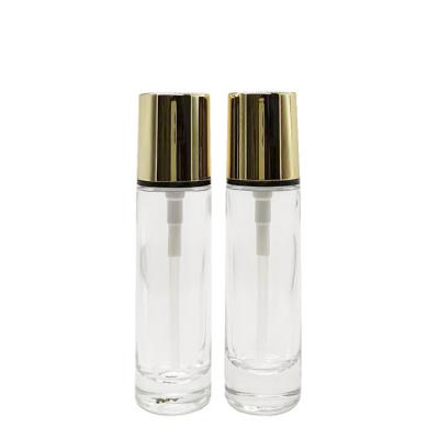 China 30ml thick foundation foundation bottle round glass bottle essence bottle for sale