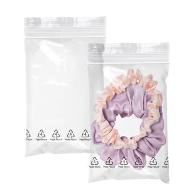 China Moisture Proof Universal Polybag Plastic Packaging Bag Clear Zipper Bag With Choking Warning for sale