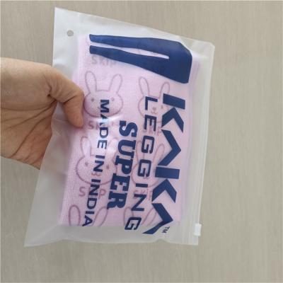 China Factory Wholesale Moistureproof Packaging Polybag Recyclable Apparel Zipper Plastic Bag With Printing Logo for sale