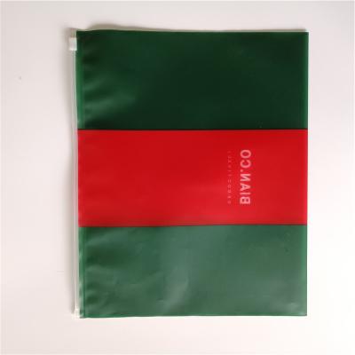 China BIODEGRADABLE plastic zip lock bags pvc ziplock bag shipping bags for clothing, shoes, underwear for sale