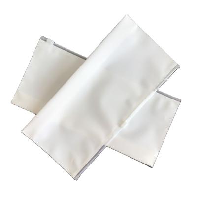 China Customized Plastic Degradable White PVC Ziplock Bag Cosmetics Makeup Packaging Zipper Moisture Proof Stand Up Bag for sale