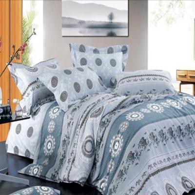 China Insurance Polyester Microfiber Flat Sheet Cotton Disposable Commercial Printed Bedding Set for sale