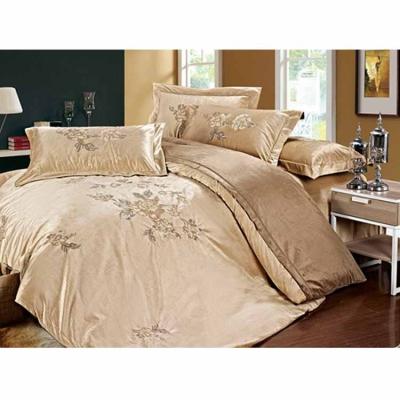 China Disposable 100% Cotton Fabric Hand Embroidery Design Queen Size Bed Sheet China Supplier for sale