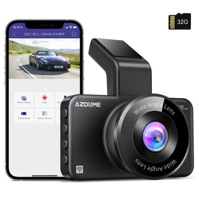 China Waterproof Car Black Box 3inch Screen Dash Camera With WIFI Support Dual Cams HD1080P Recording wifi Car Camera for sale