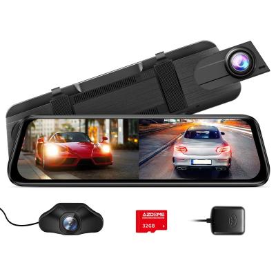 China NIGHT VISION AZDOME PG02S 9.66 Inch 2K Resolution Video Mirror Dash Cam Car DVD Player for sale