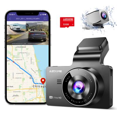 China NIGHT VISION AZDOME M63 4k DASH CAM with GPS WiFi Parking Mode Car Camera with 64GB SD Free Map for sale