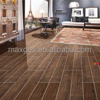 China Rustic Outdoor Ceramic Flooring Tiles Anti Slip Ceramic Wood Design 200*1000mm for sale