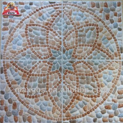 China Inkject Rustic Tiles 40x40 New Design Decorative Paver Tile for sale