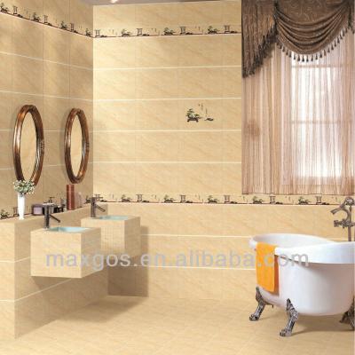 China Rustic Tiles 300x450mm Ceramic Bathroom Wall Tile For Dubai for sale