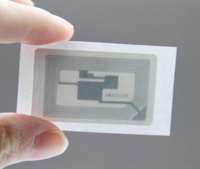 China Paper Nfc Tag Sticker / 13.56 Mhz Passive Rfid Tag High Frequency for sale