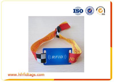 China Single Way Rfid Event Wristbands In Classic 1k For Boys / Girls for sale