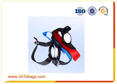 China Adjustable Rfid Wristbands Silicone Nylon For Access Control Or Memory for sale