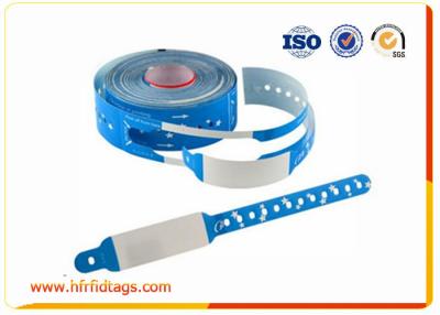 China Tyvek Paper Durable Rfid Bracelet For Patient Identification for sale