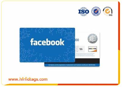 China Tarjeta de visita pasiva del PVC RFID del plástico del chorro de tinta de la tarjeta de la identificación de Facebook Rfid en venta