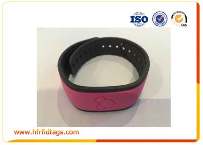 China NFC rfid silicone bracelets for Disney / wristband rfid for Payment or Enterance for sale