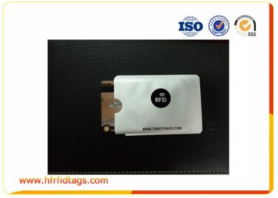 China Printed writable rfid protection credit card sleeve for Payment Safety for sale